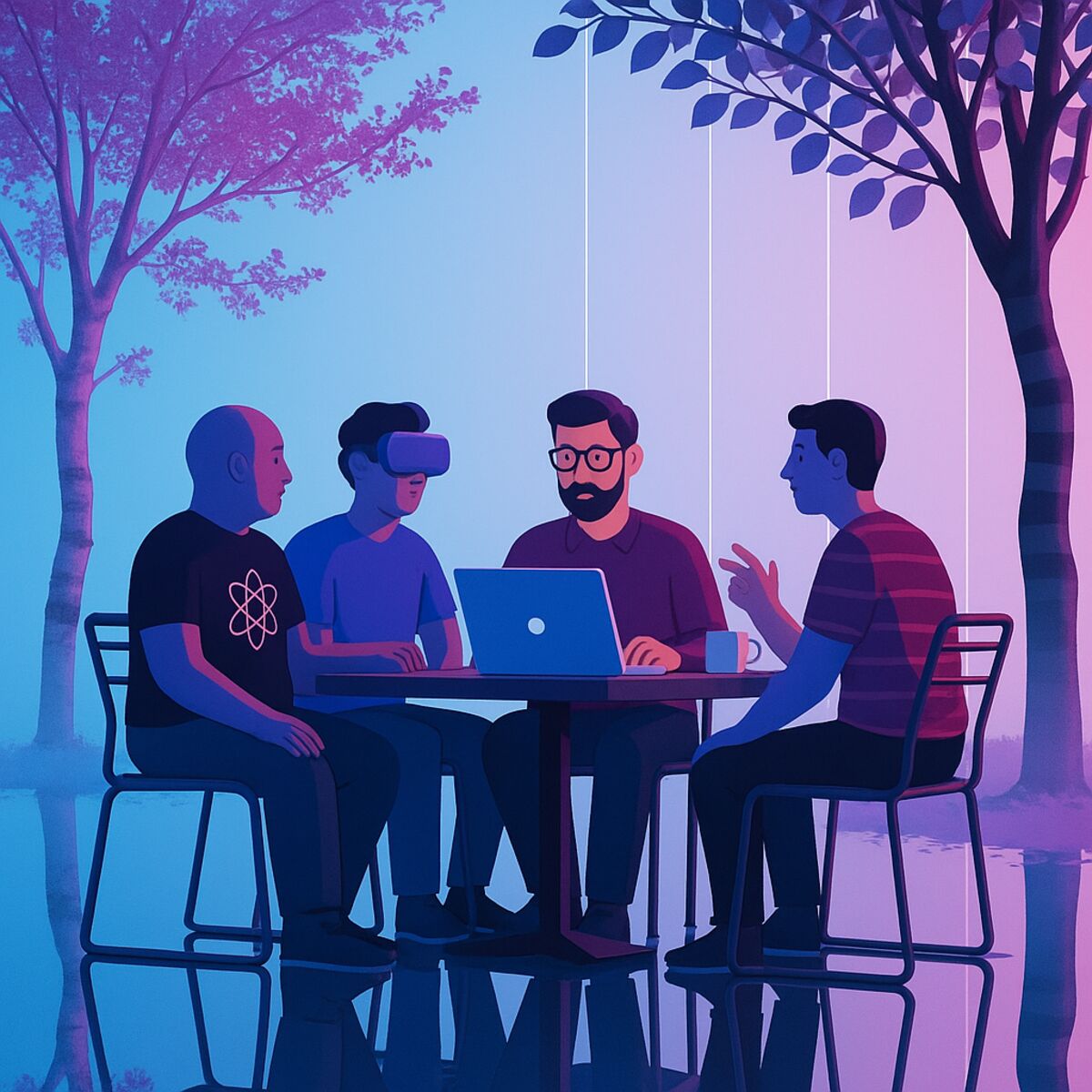 Professional web development workspace with code on screen